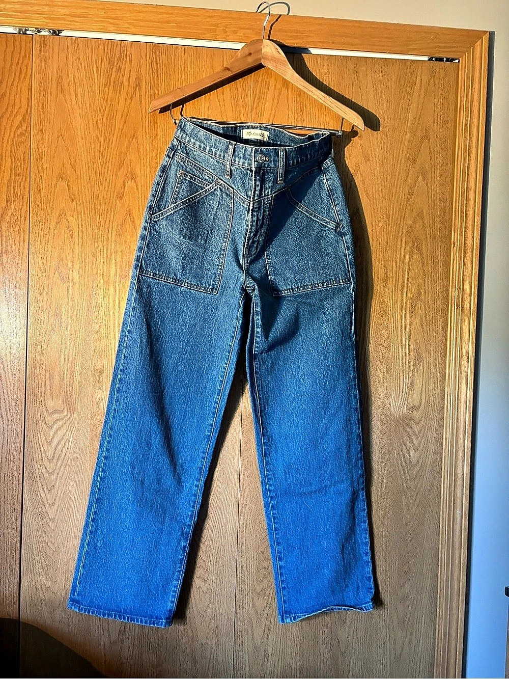 Madewell The Perfect Vintage Wide-Leg Jean: Patch-Pocket Edition Size 27